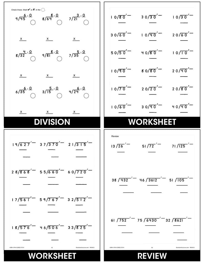 Math Practice Simplified F - Division