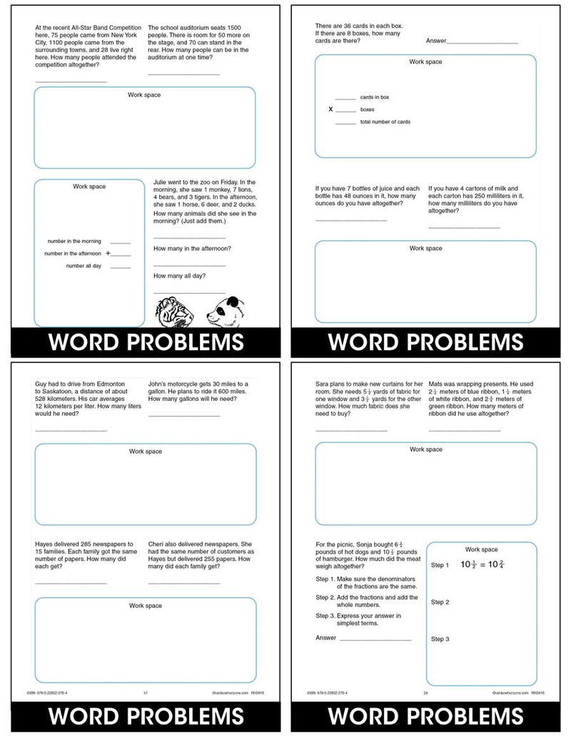 Math Practice Simplified J - Word Problems