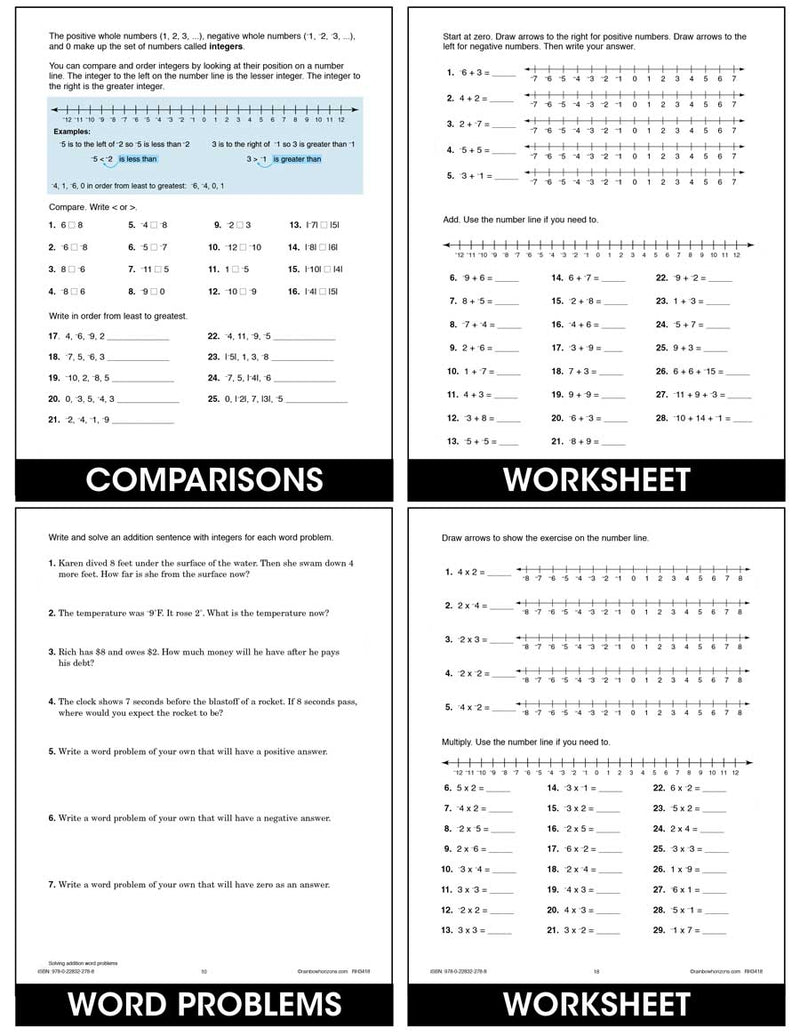 Math Practice Simplified L - Pre-Algebra