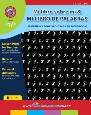 Mi libro sobre mi & Mi libro de palabras - Spanish (My Book About Me & My Word Book)