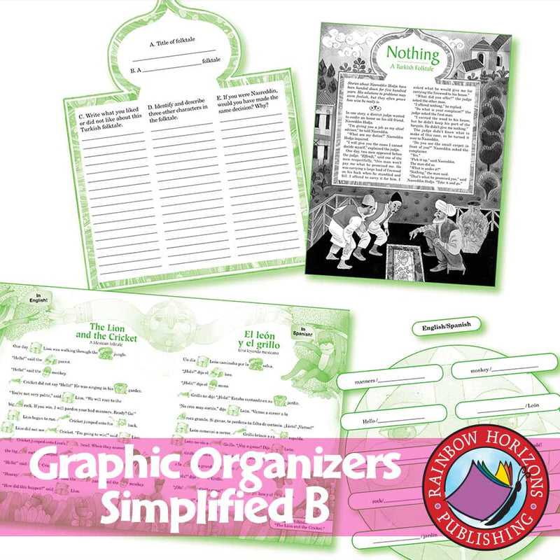 Graphic Organizers Simplified B - Reading, Writing & Thinking Skills