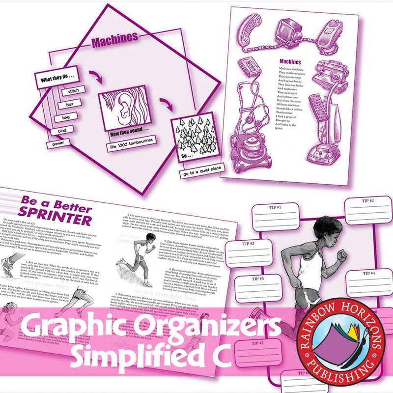 Graphic Organizers Simplified C - Reading, Writing & Thinking Skills