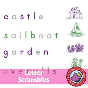 Letter Scrambles - Six-, Seven- and Eight-Letter Words