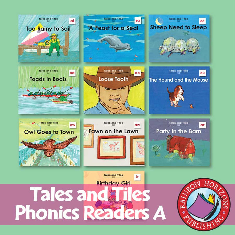 Tales and Tiles Phonics Readers A - Vowel Pairs