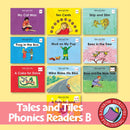 Tales and Tiles Phonics Readers B - Short & Long Vowels