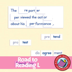 The Road to Reading L - Prefixes and Suffixes