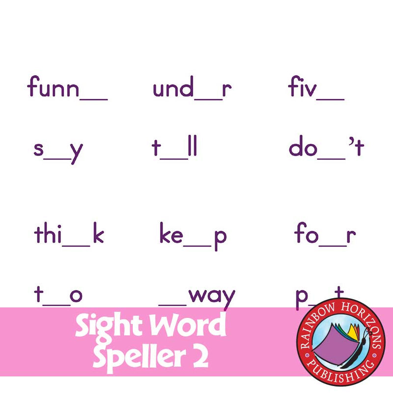 Sight Word Speller - Book 2