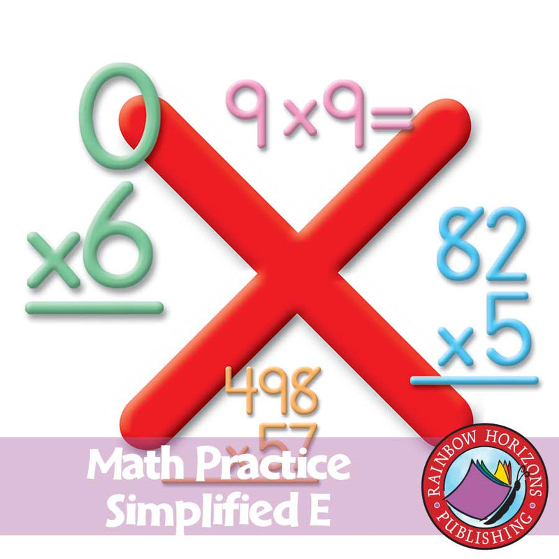 Math Practice Simplified E - Multiplication