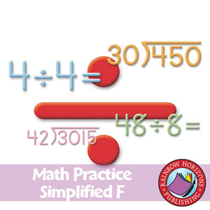 Math Practice Simplified F - Division