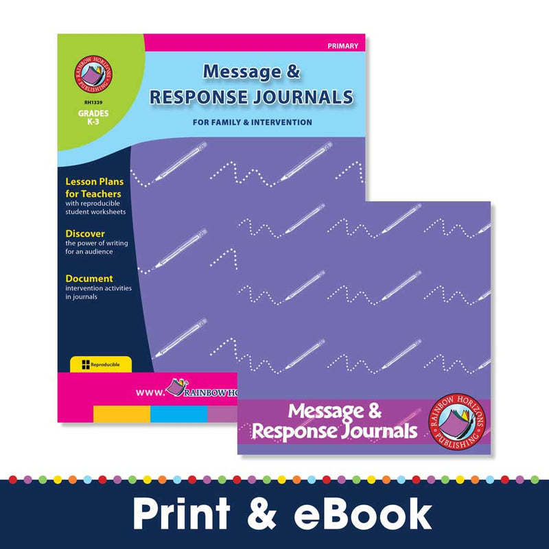 Message & Response Journals - For Family & Intervention