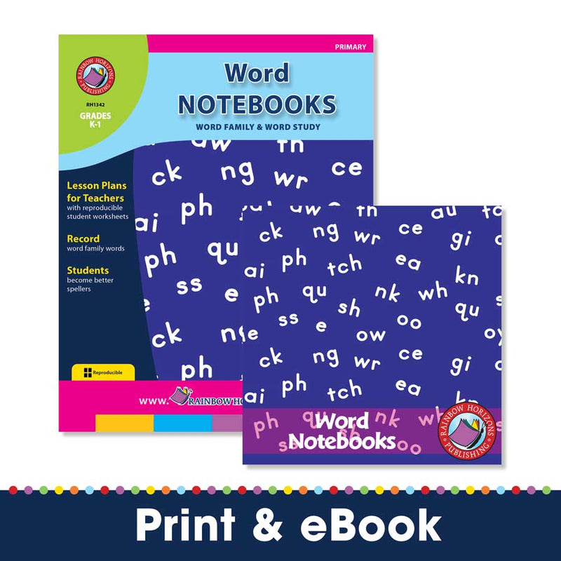 Word Notebooks - Word Family & Word Study