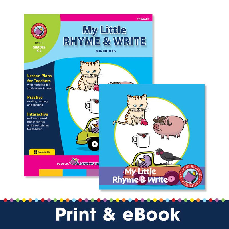 My Little Rhyme & Write - Minibooks