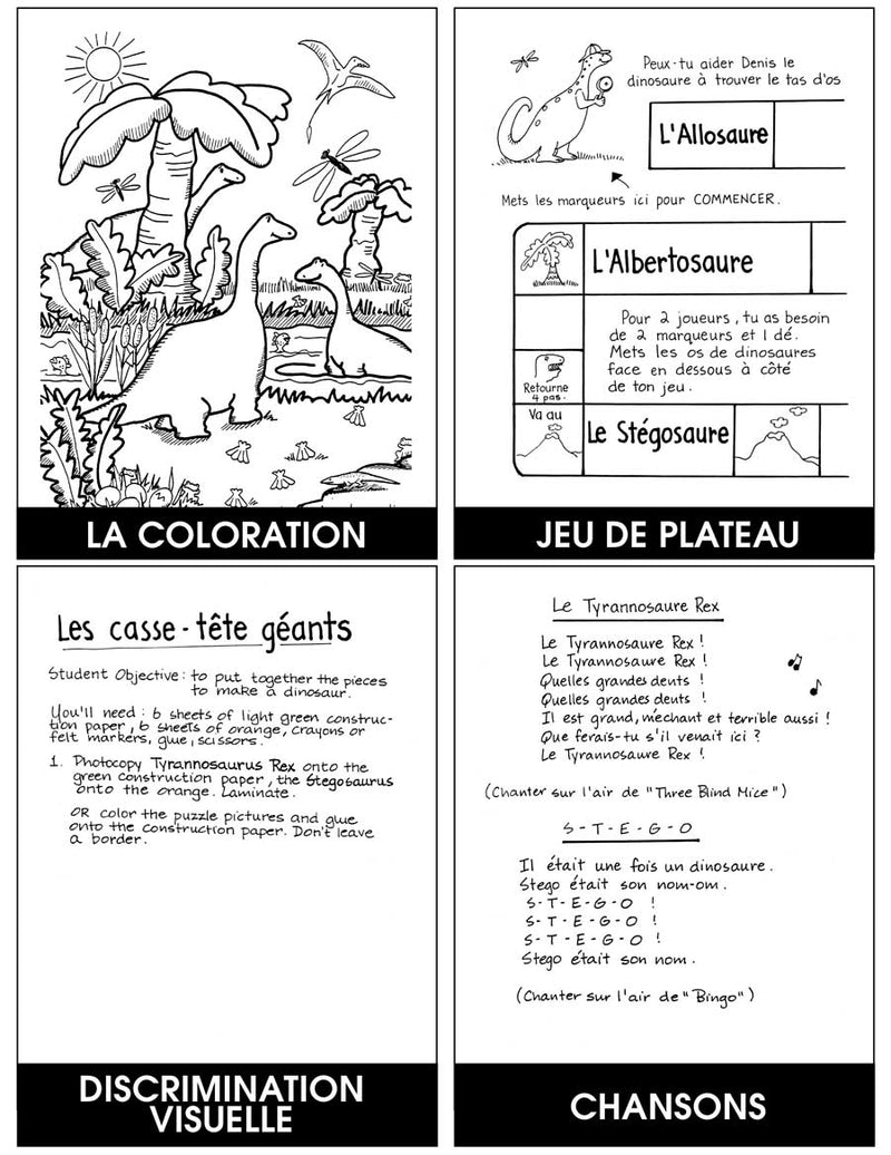 As Tu Dis Dinosaures? (French Version)