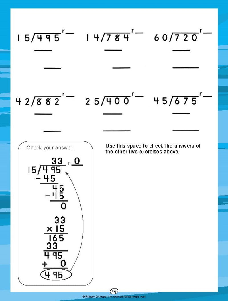 Math Practice Simplified: Division (Book F)
