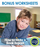 How to Write a Book Report - BONUS WORKSHEETS