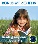 Reading Response Forms Gr. 1-2 - BONUS WORKSHEETS