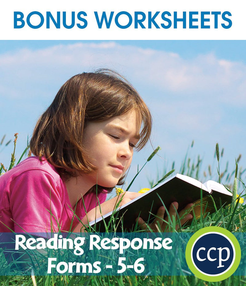 Reading Response Forms Gr. 5-6 - BONUS WORKSHEETS