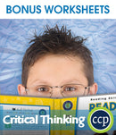 Critical Thinking - BONUS WORKSHEETS