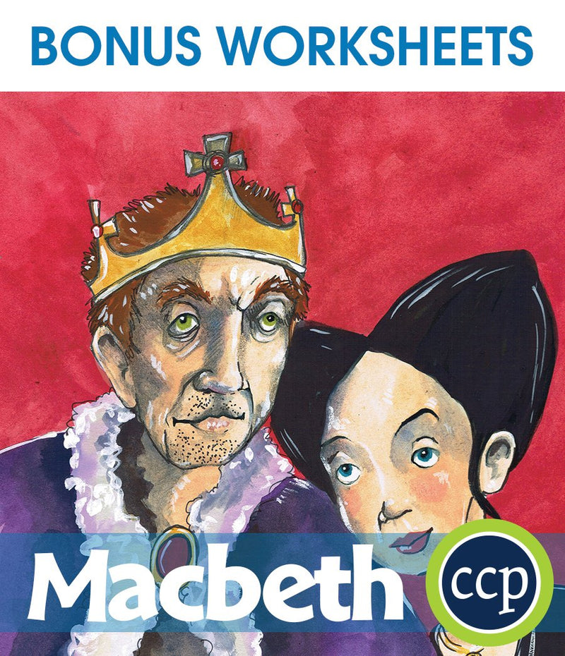 Macbeth - BONUS WORKSHEETS