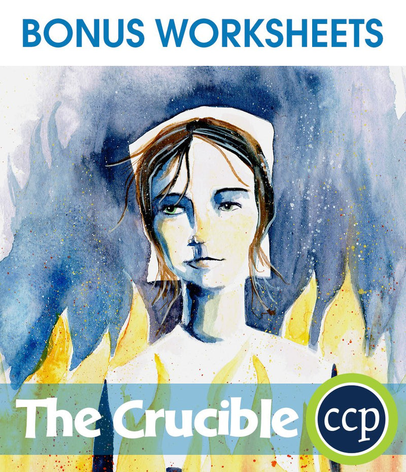 The Crucible - BONUS WORKSHEETS