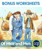 Of Mice and Men - BONUS WORKSHEETS