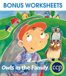 Owls in the Family - BONUS WORKSHEETS