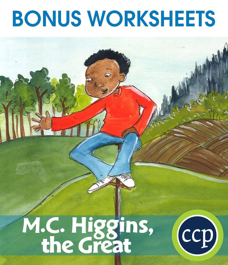 M.C. Higgins, the Great - BONUS WORKSHEETS