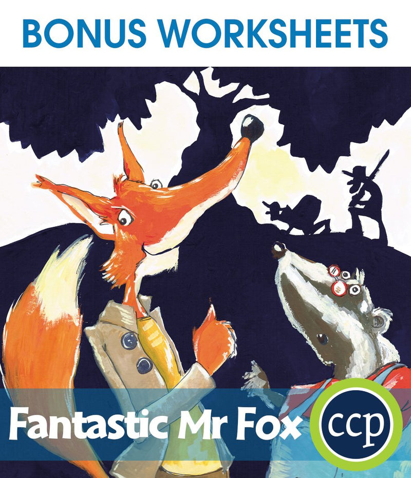 Fantastic Mr Fox - BONUS WORKSHEETS