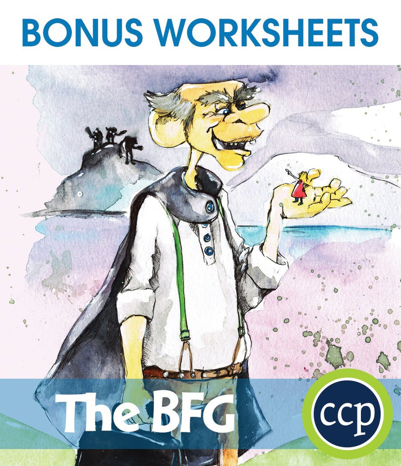 The BFG - BONUS WORKSHEETS