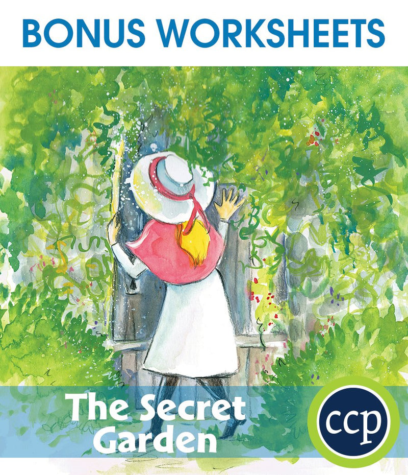 The Secret Garden - BONUS WORKSHEETS