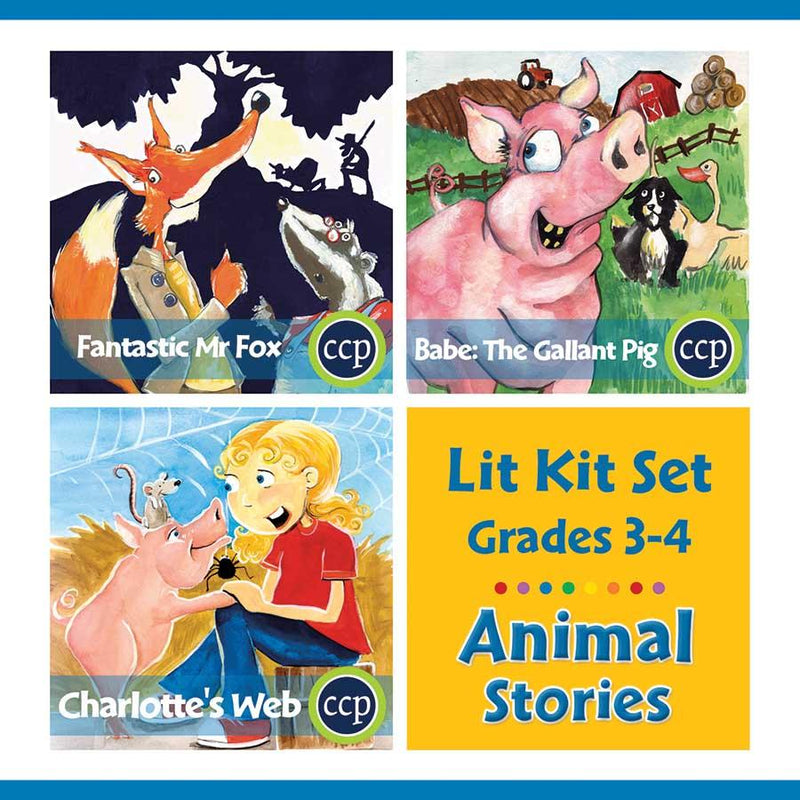 Animal Stories Lit Kit Set - Gr. 3-4