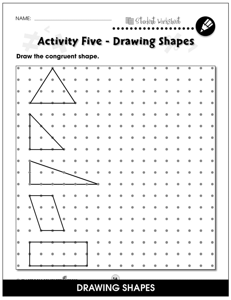 Geometry - Grades PK-2 - Task Sheets
