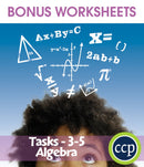 Algebra - Task Sheets Gr. 3-5 - BONUS WORKSHEETS