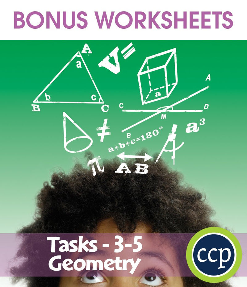 Geometry - Task Sheets Gr. 3-5 - BONUS WORKSHEETS