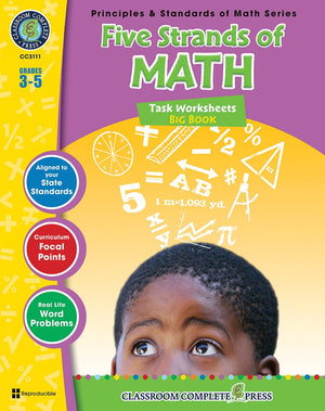 Five Strands of Math - Grades 3-5 - Tasks Big Book