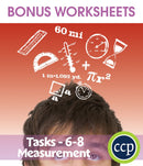 Measurement - Task Sheets Gr. 6-8 - BONUS WORKSHEETS