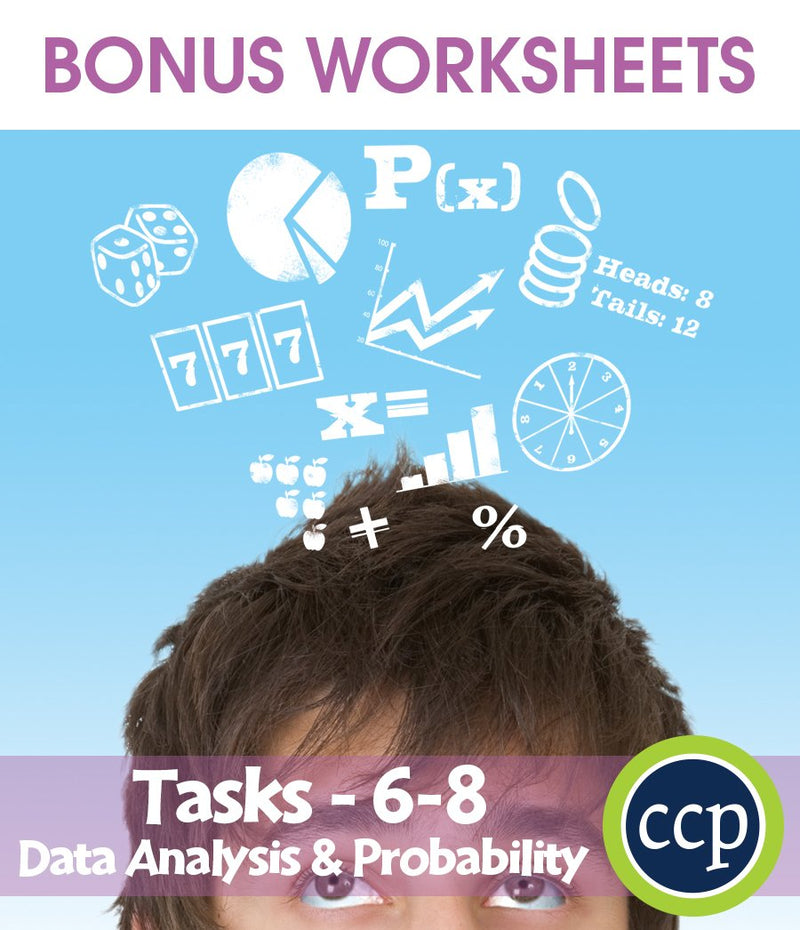 Data Analysis & Probability - Task Sheets Gr. 6-8 - BONUS WORKSHEETS