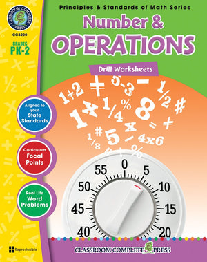 Number & Operations - Grades PK-2 - Drill Sheets
