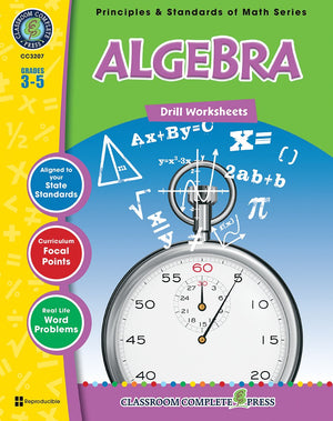 Algebra - Grades 3-5 - Drill Sheets