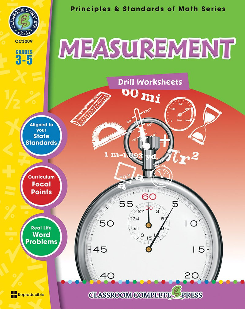 Measurement - Grades 3-5 - Drill Sheets