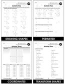 Geometry - Drill Sheets Gr. 6-8 - BONUS WORKSHEETS