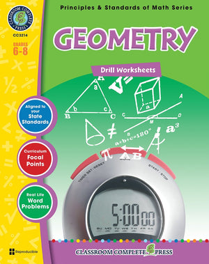 Geometry - Grades 6-8 - Drill Sheets