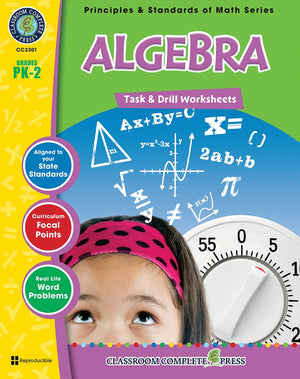 Algebra - Grades PK-2 - Task & Drill Sheets