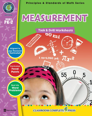 Measurement - Grades PK-2 - Task & Drill Sheets - Canadian Content