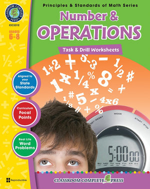Number & Operations - Grades 6-8 - Task & Drill Sheets
