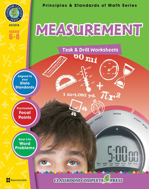 Measurement - Grades 6-8 - Task & Drill Sheets