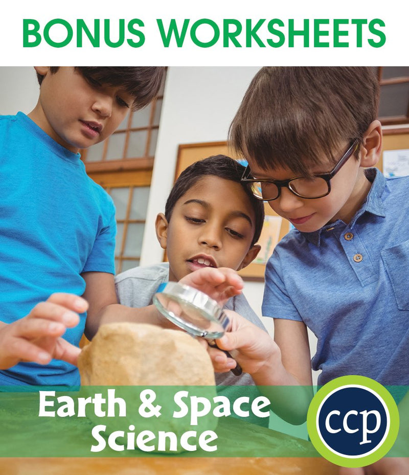 Hands-On STEAM - Earth & Space Science - BONUS WORKSHEETS
