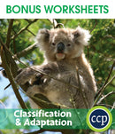 Classification & Adaptation - BONUS WORKSHEETS