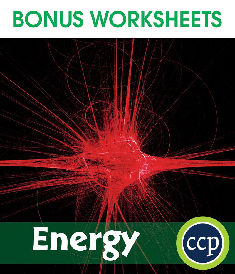 Energy - BONUS WORKSHEETS