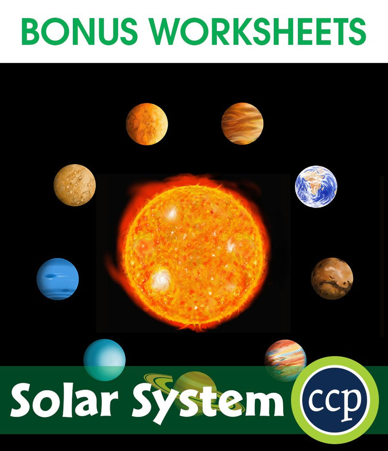Solar System - BONUS WORKSHEETS
